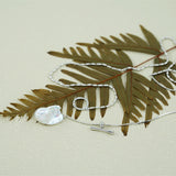 VIREO verstellbare Y-Silberkette mit Perlen