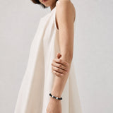 Vireo Edelsteinarmband Noir Pur
