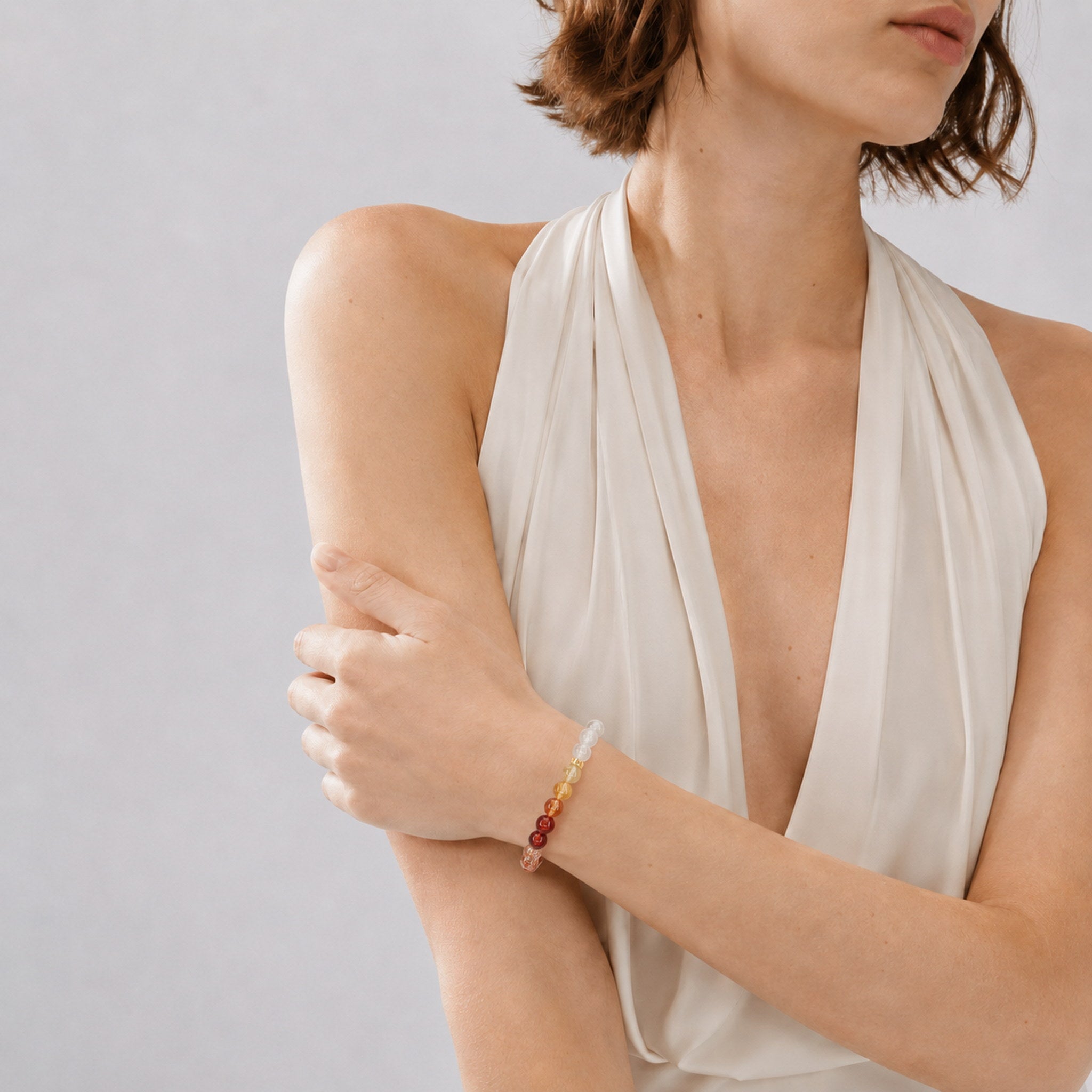 Vireo Edelsteinarmband Citrin Kristalle
