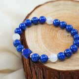 Vireo Heilsteinarmband Lapislazuli blau