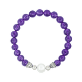 Vireo Heilsteinarmband Amethyst rund