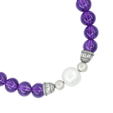 Vireo Heilsteinarmband Amethyst rund