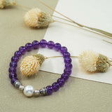 Vireo Heilsteinarmband Amethyst rund