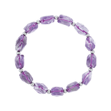 Vireo Heilsteinarmband Amethyst geschliffen