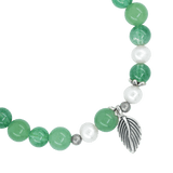 Vireo Heilsteinarmband Aventurin grün