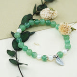 Vireo Heilsteinarmband Aventurin grün