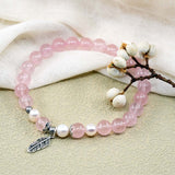 Vireo Heilsteinarmband Rosenquarz