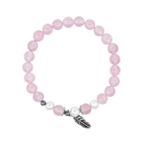 Vireo Heilsteinarmband Rosenquarz