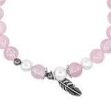 Vireo Heilsteinarmband Rosenquarz