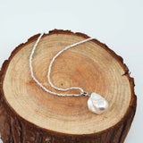 Barockperlenanhäger mit Silberkette